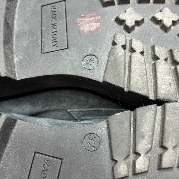 Ateliers Kai Chunky Platform Loafers Black made in Italy size 37 office goth - Picture 6 of 7